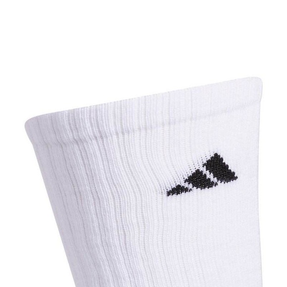ADIDAS• ATHLETIC CUSHIONED CREW SOCKS • 6 PAIRS - Picture 5 of 6